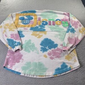 Walt Disney World Spirit Jersey Adult Large Multicolor Tie Dye Mickey Unisex